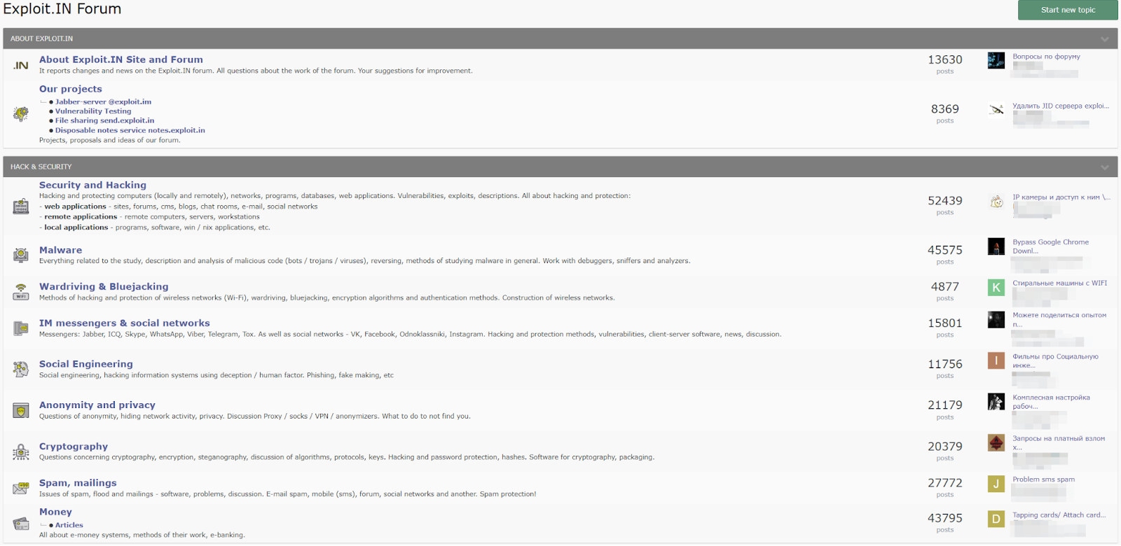 Exploit forum scrubbed